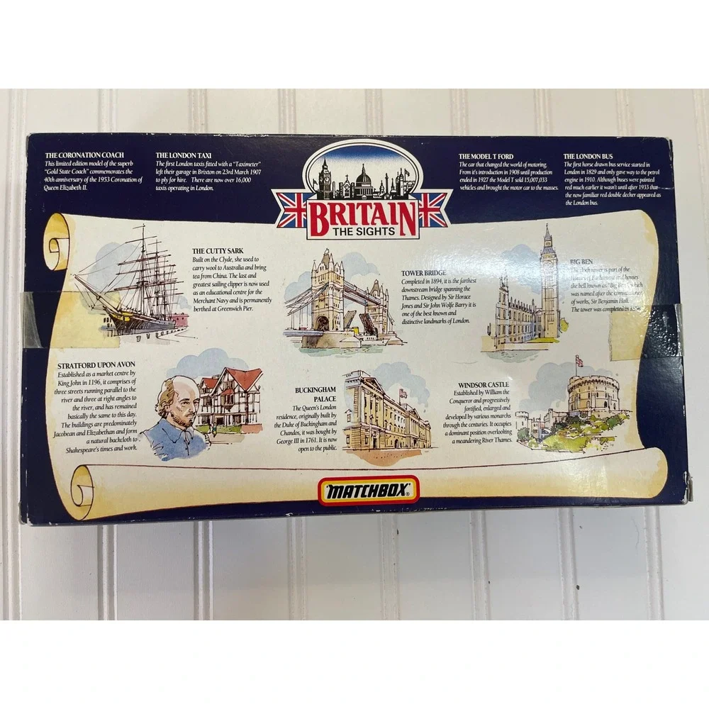 Matchbox Britain in Miniature Coronation Coach Set Harrods Exclusive 1993 VTG